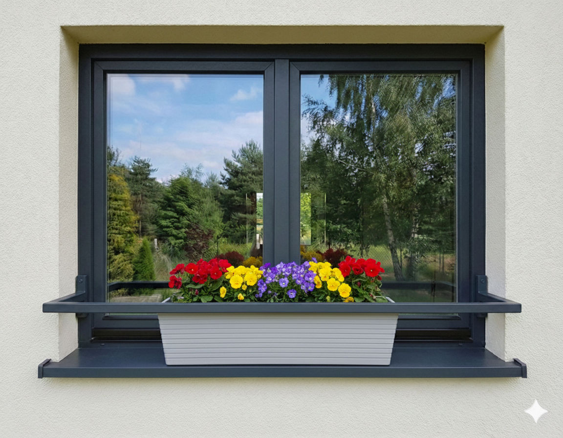 Okenní držák truhlíku.