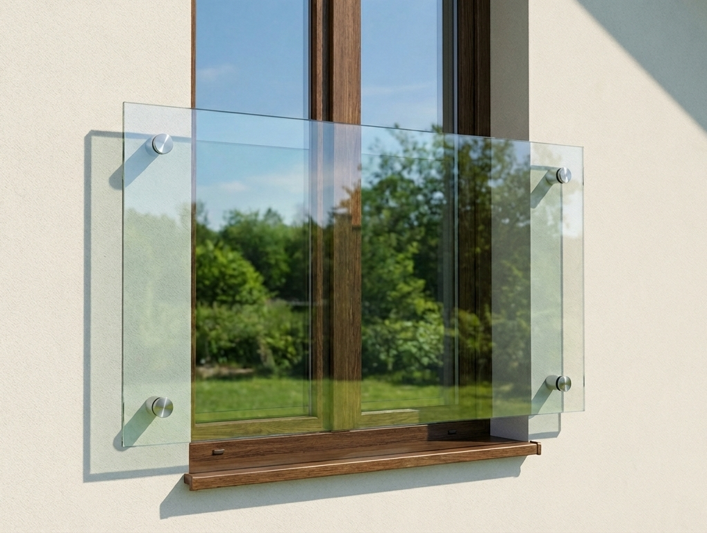 Celoskleněné zábradlí